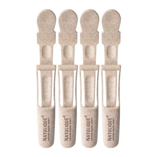 Natulique Crocodile Natural Straw Fibre Hair Clips